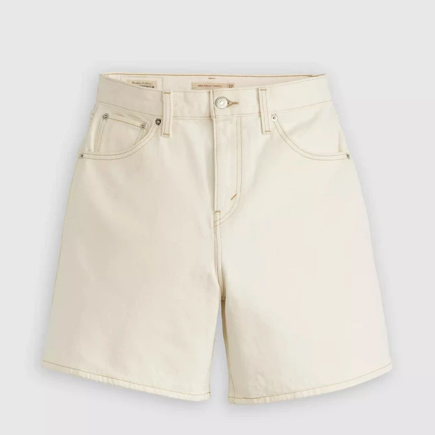 Spodenki damskie krótkie jeansowe Levi`s High Baggy Short A9311-0007 26 Białe (5401187758626) - obraz 7