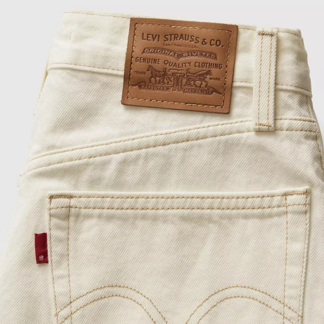Spodenki damskie krótkie jeansowe Levi`s High Baggy Short A9311-0007 29 Białe (5401187758640) - obraz 8