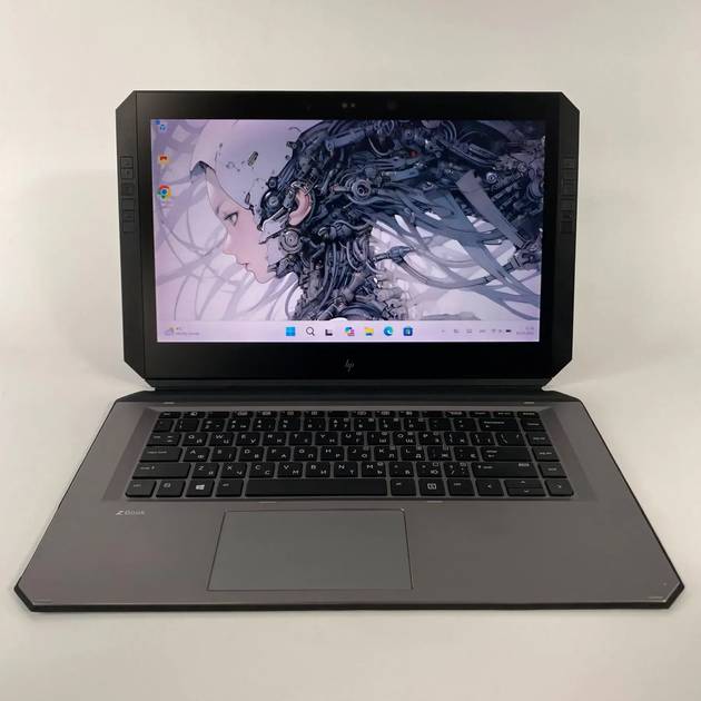 Ноутбук-трансформер Б-класс HP zBook x2 G4 / 14" (3840x2160) IPS Touch / Intel Core i7-8550U (4 (8) ядра по 1.8 - 4.0 GHz) / 16 GB DRR4 / 512 GB SSD / nVidia Quadro M620, 2 GB GDDR5, 128-bit / WebCam / HDMI б/у + Подарок Беспроводная мышь / USB - изображение 2