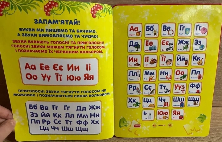 Интерактивный планшет-книга на украинском языке «Азбука» (PL-719-29). - изображение 4