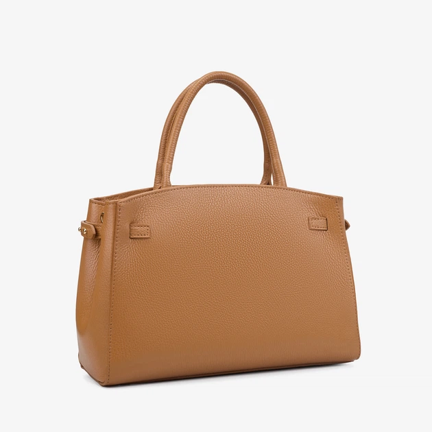 Сумка женская кожаная тоут средняя Regina Notte Tote 4223 Рыжий - изображение 3