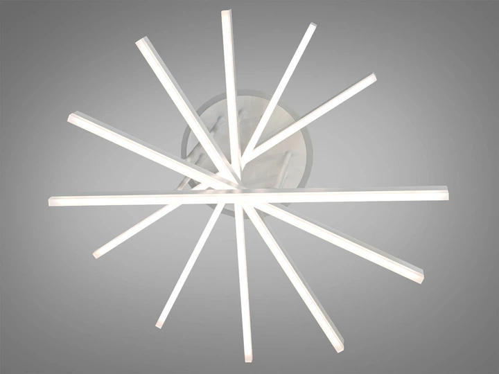 Потолочная светодиодная люстра с пультом, 102 Вт, белая, для гостиной 7010WH LED 3color dimmer - изображение 3