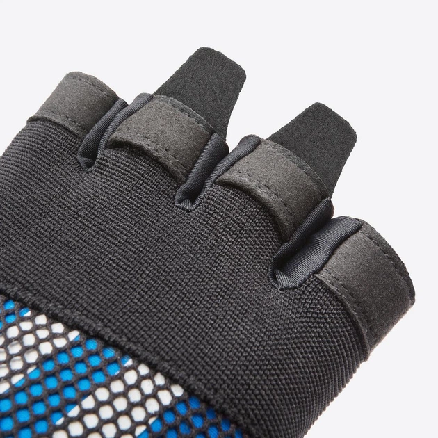 Перчатки для тренировок Adidas Performance, XS (обхват 18-19 см), дышащие, Синие, экокожа, для фитнеса и спорта (ADGB-15010BL) - изображение 6