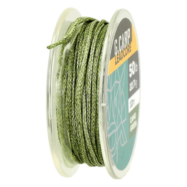 Лидкор без свинца G.Carp Corefree 10м 50lb Caмo Green - изображение 2