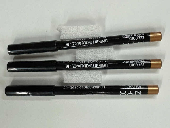 Стойкий карандаш для губ NYX Cosmetics Slim Lip Pencil SPL837 оттенок Gold - изображение 6