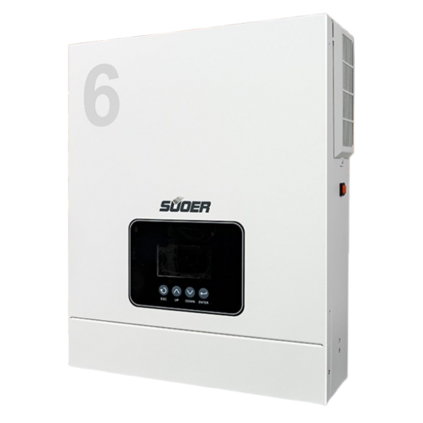 Гибридный солнечный инвертор SUOER 6.2 kW 48V VMS-V-6.2K-48-H MPPT 120A 6500W 220V WiFi - Фото 1 Гибридный солнечный инвертор SUOER 6.2 kW 48V VMS-V-6.2K-48-H MPPT 120A 6500W 220V WiFi - изображение 1