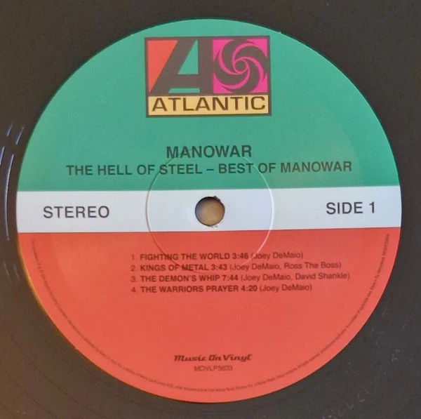 Виниловая пластинка MANOWAR / HELL OF STEEL (BEST OF) (2LP BLACK) - изображение 3