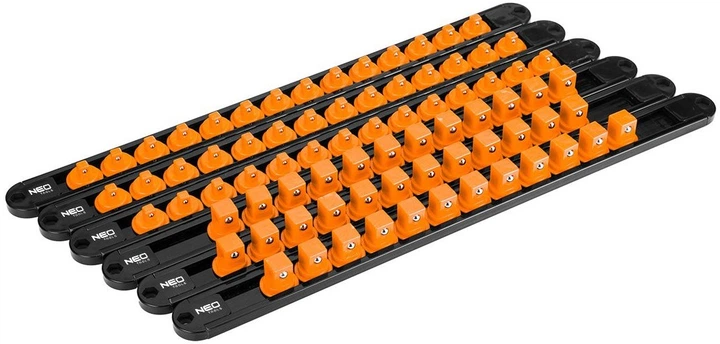 Uchwyty na nasadki Neo Tools 08-002 1/4 3/8 1/2 zestaw 6 szt (5907558473964) - obraz 2