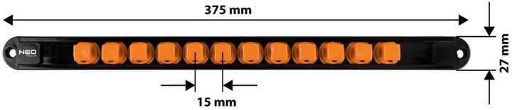 Uchwyty na nasadki Neo Tools 08-002 1/4 3/8 1/2 zestaw 6 szt (5907558473964) - obraz 5