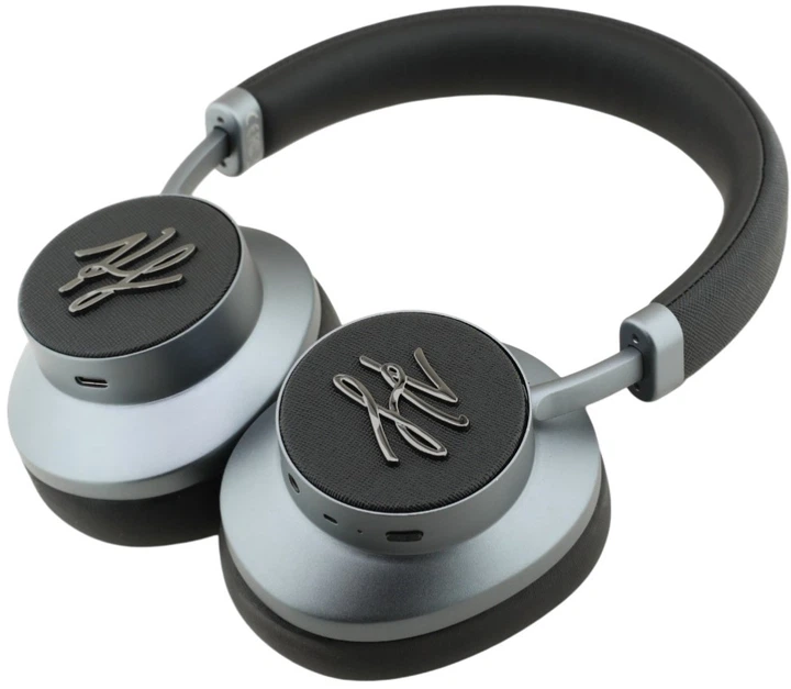 Słuchawki  Karl Lagerfeld Grained Initials Black (3666339420925) - obraz 2