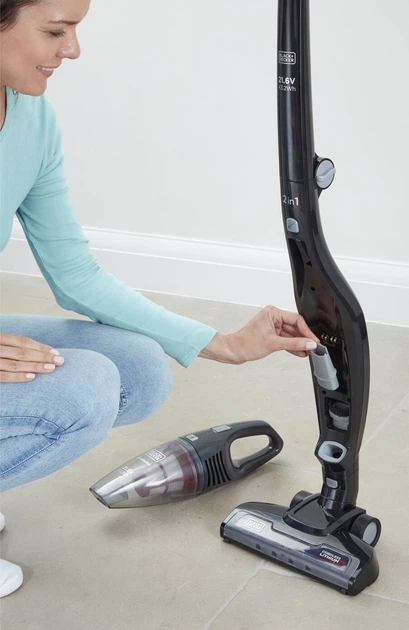 Вертикальний + ручний пилосос (2в1) Black+Decker SVB620JW-QW - зображення 13