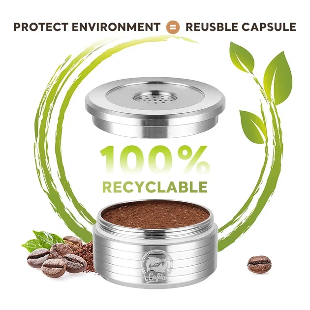 Многоразовая металлическая капсула для кофеварки Delta Q Stainless Steel Coffee Capsule FTY90 - изображение 2