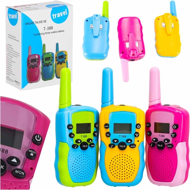 Zestaw krótkofalówek dla dzieci KIK 3 szt. KX2928 (5903039769359) - obraz 10