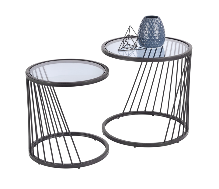 Набір столиків Halmar Antilla Чорний (5905248106789) - зображення 7