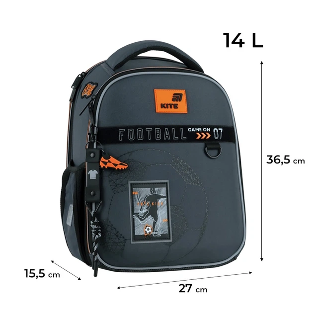 Рюкзак школьный каркасный Kite Education Goal K26-555S-6 - Фото 2 Рюкзак школьный каркасный Kite Education Goal K26-555S-6 - изображение 2