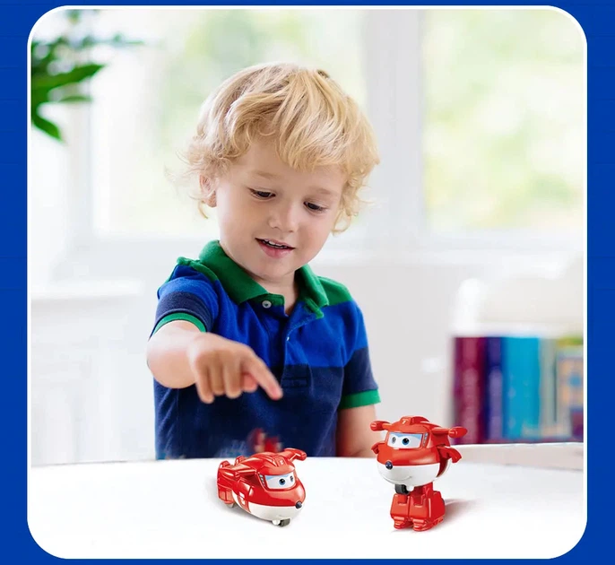 Ігрова фігурка-трансформер Super Wings Transform-a-Bots Джетт (Jett) (645441) - зображення 9