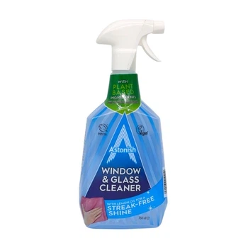 Очисник з оцтом для скла і дзеркал ASTONISH Trigger Fenster- und Glasreiniger, 750 ml - Фото 3 Очисник з оцтом для скла і дзеркал ASTONISH Trigger Fenster- und Glasreiniger, 750 ml - зображення 3