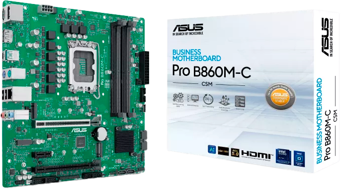 Płyta główna ASUS Pro B860M-C-CSM (S1851, B860M-C-CSM, PCI-Ex16) (90MB1MCP-M0EAYC) - obraz 2