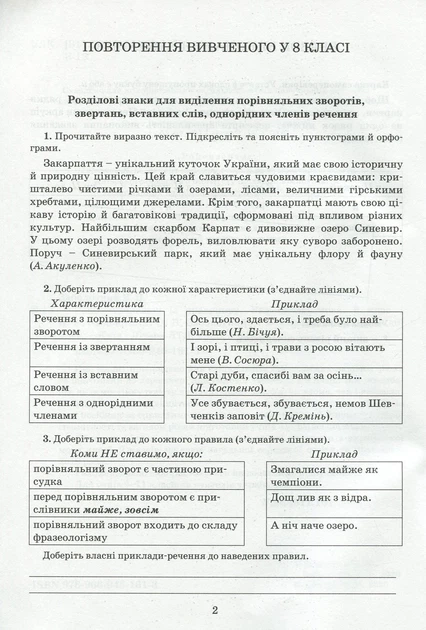 Книга «Українська мова 9 клас. Зошит-тренажер з правопису». Автор - Віктор Заболотний - изображение 3