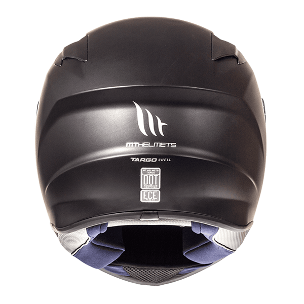 Мотошолом MT Helmets TARGO Solid A1 Matt Black 3XL - зображення 4