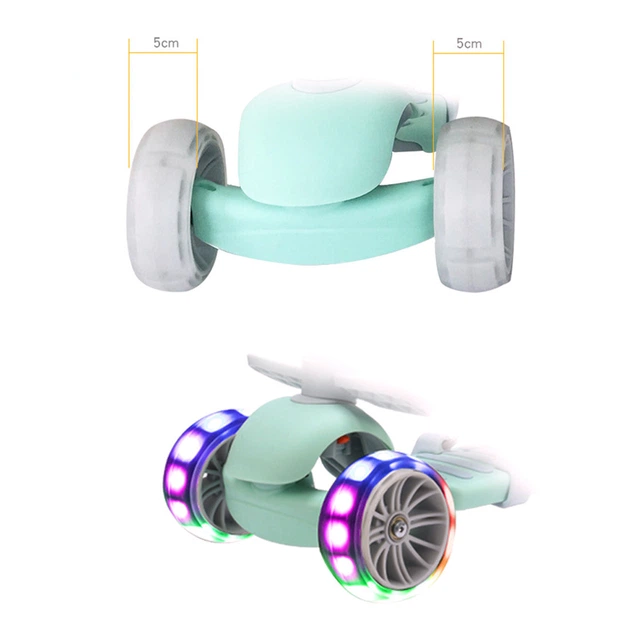 Самокат трехколесный 6 в 1 Scooter Pastel 2021 с бортиком - изображение 5