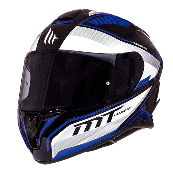 Мотошолом MT Helmets TARGO INTERACT A6 Gloss Blue Pearl XS - зображення 2