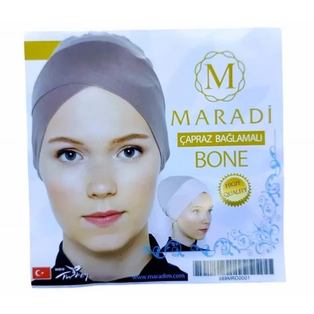 Боне (Шапочка) З Одним Нахлестом Capraz Baglamali Bone Maradi На Зав'язках Чорний - Фото 3 Боне (Шапочка) З Одним Нахлестом Capraz Baglamali Bone Maradi На Зав'язках Чорний - изображение 3