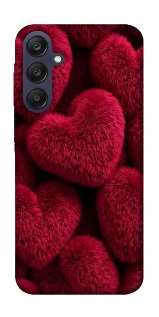 TPU чохол Demsky Fluffy hearts для Samsung Galaxy A25 5G - Фото 1 TPU чохол Demsky Fluffy hearts для Samsung Galaxy A25 5G - изображение 1