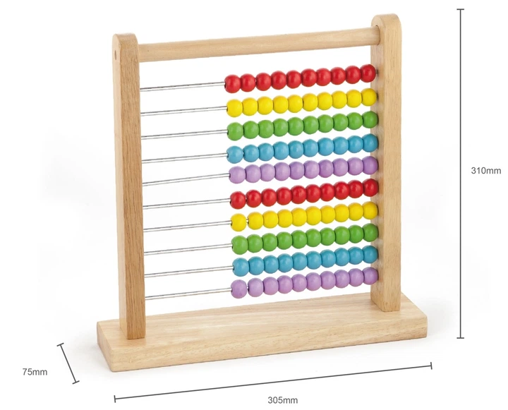 Liczydło Viga drewniane 50493 (6934510504939) - obraz 3