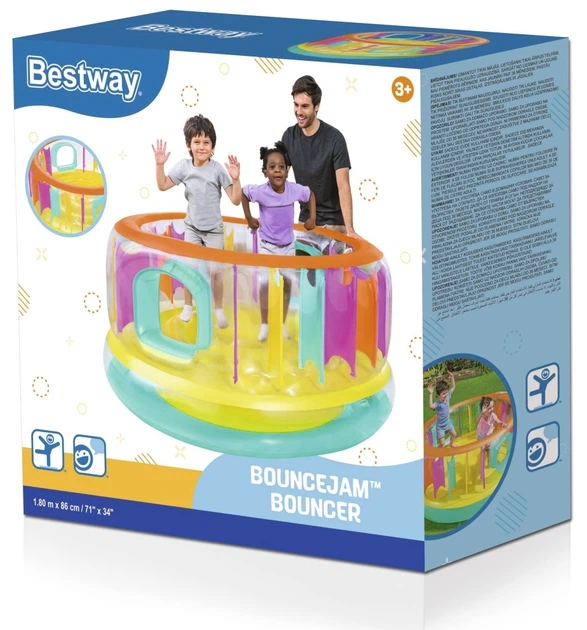 Dmuchany zamek do skakania Bestway BounceJam Bouncer 1.80 m x 86 cm (6941607332085) - obraz 7