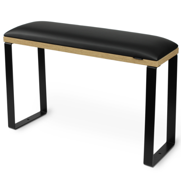 Подставка для педикюра на съемных черных металлических ножках Spenvi Loft Black на коричневой основе - Фото 1 Подставка для педикюра на съемных черных металлических ножках Spenvi Loft Black на коричневой основе - изображение 1