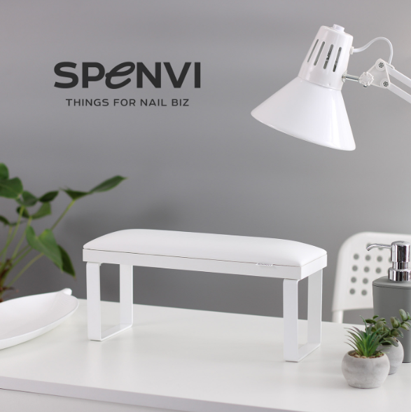 Подставка для педикюра на сменных металлических ножках Spenvi Loft Total White - Фото 3 Подставка для педикюра на сменных металлических ножках Spenvi Loft Total White - изображение 3