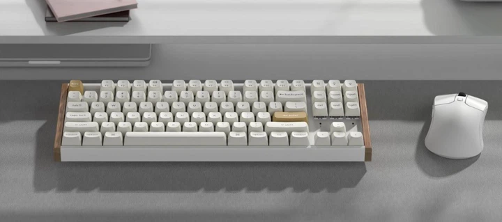 Магнитная беспроводная клавиатура Keychron K8 HE Special Edition \ Gateron Double-Rail Magnetic Nebula \ White ANSI US - Фото 3 Магнитная беспроводная клавиатура Keychron K8 HE Special Edition \ Gateron Double-Rail Magnetic Nebula \ White ANSI US - изображение 3