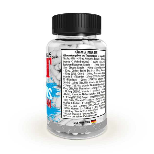 Комплекс витаминов MST vitamins for man 90 капсул, мст витамины для мужчин + трибулус 90 капсул - Фото 3 Комплекс витаминов MST vitamins for man 90 капсул, мст витамины для мужчин + трибулус 90 капсул - изображение 3