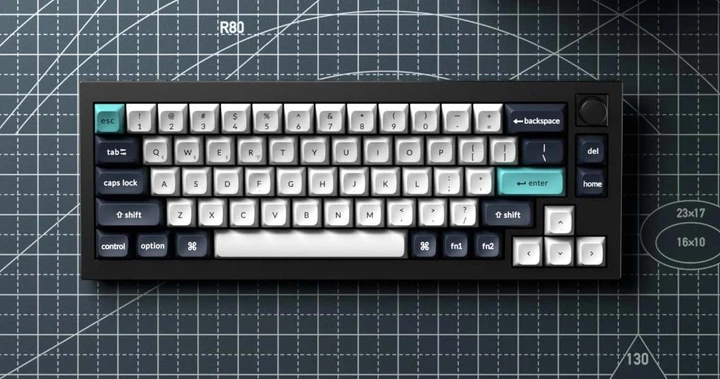 Клавіатура бездротова Keychron Q2 Max \ Gateron Jupiter Red \ Carbon Black ANSI US - зображення 4