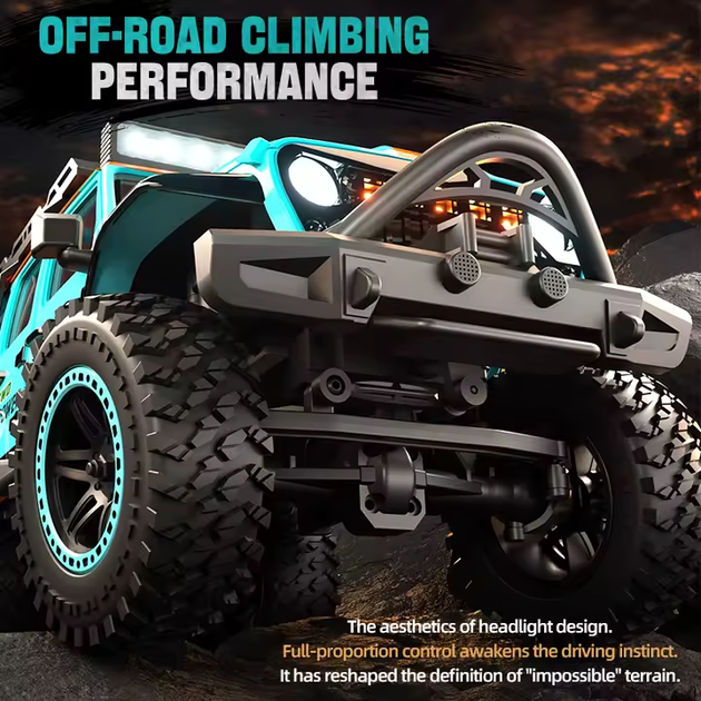 Радіокерована машинка ZLL SG206 PRO 1:20 4WD на пульті керування до 40 км/год, RC позашляховик, щітковий двигун, LED, металевий привід - зображення 3