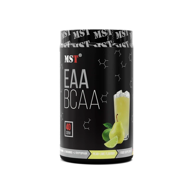 Амінокислоти MST EAA bcaa zero 520 грам зі смаком груша-лайм - Фото 1 Амінокислоти MST EAA bcaa zero 520 грам зі смаком груша-лайм - зображення 1