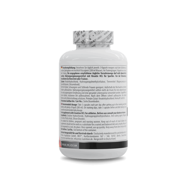 Креатин MST creatine HCL, mst креатин гидрохлорид 300 капсул - изображение 3