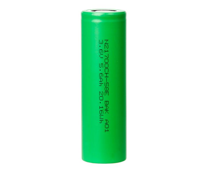 Акумулятор BAK N21700CH-58E 21700 5750mAh 11.2A Li-ion - Фото 1 Акумулятор BAK N21700CH-58E 21700 5750mAh 11.2A Li-ion - изображение 1
