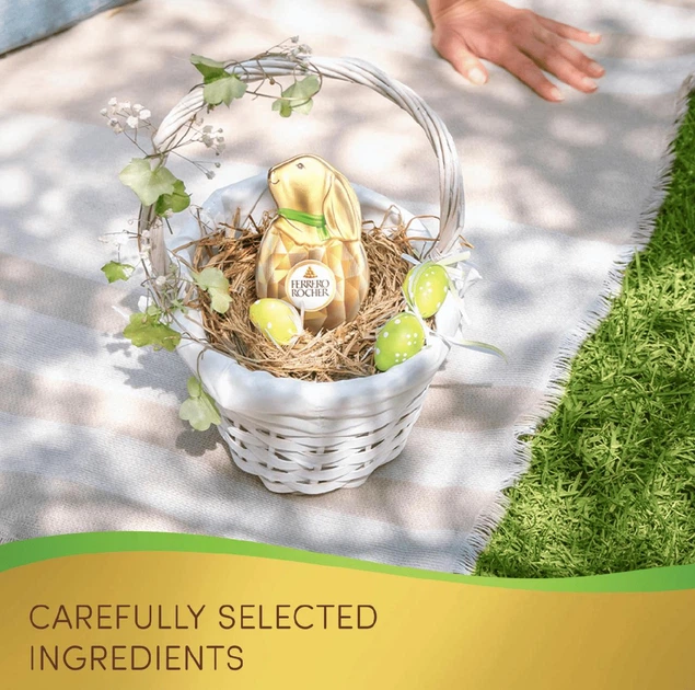 Шоколадная фигурка Ferrero Rocher Chocolate Easter Bunny Пасхальный кролик 70г - изображение 6