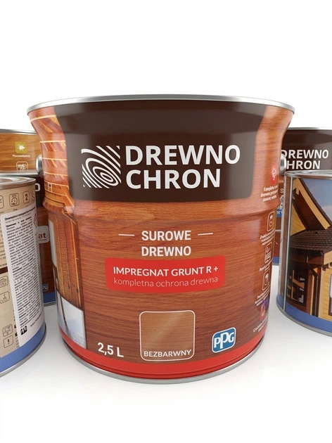 Ґрунтовка Drewnochron Impregnat Grunt R+ для дерева безбарвна 2.5л - изображение 2