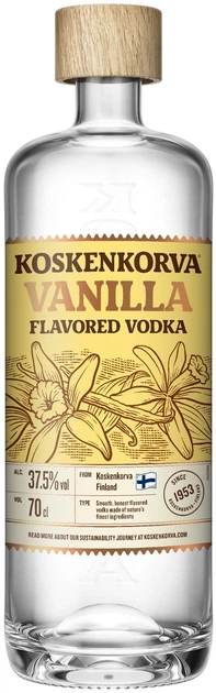 Алкогольный напиток Koskenkorva Vanilla 0.7 л 37.5% (6412700541747) - Фото 1 Алкогольный напиток Koskenkorva Vanilla 0.7 л 37.5% (6412700541747) - изображение 1