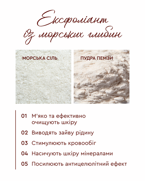 Антицелюлітний скраб для тіла MOOD GRAPEFRUIT 350 г – дренаж, розігрів та видиме зменшення целюліту - зображення 9
