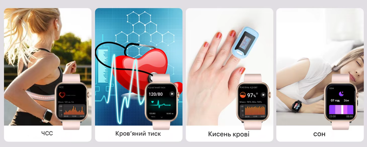 Смарт часы женские Smart Watch QX7Pro с функцией звонка и бежевым ремешком - Фото 3 Смарт часы женские Smart Watch QX7Pro с функцией звонка и бежевым ремешком - изображение 3