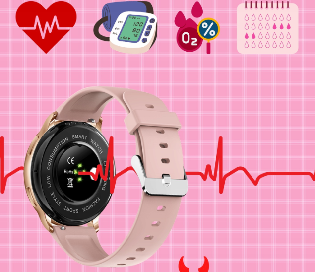 Смарт часы женские Uwatch Smart G35 с черным ремешком для спорта и фитнеса - Фото 9 Смарт часы женские Uwatch Smart G35 с черным ремешком для спорта и фитнеса - изображение 9