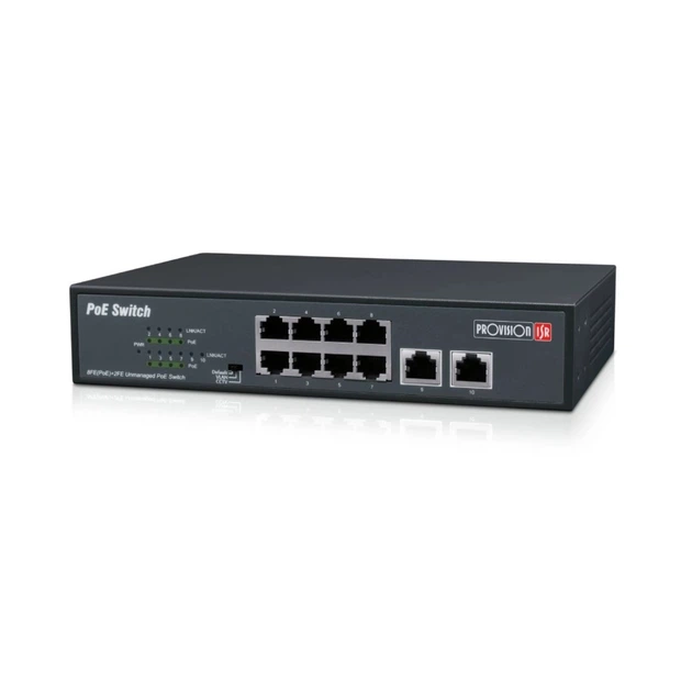 Комутатор мережевий Provision-ISR PoES-08120C+2I-V2 - изображение 2