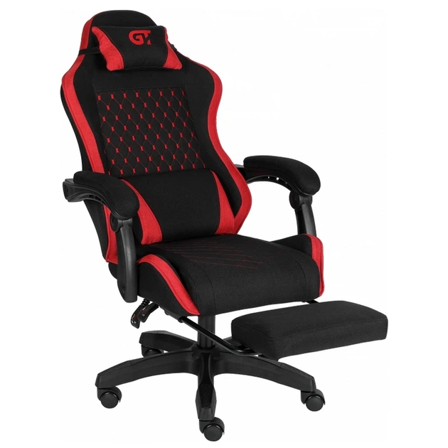 Кресло игровое GT Racer X-2339 Black/Red (X-2339 Fabric Black/Red) - изображение 5