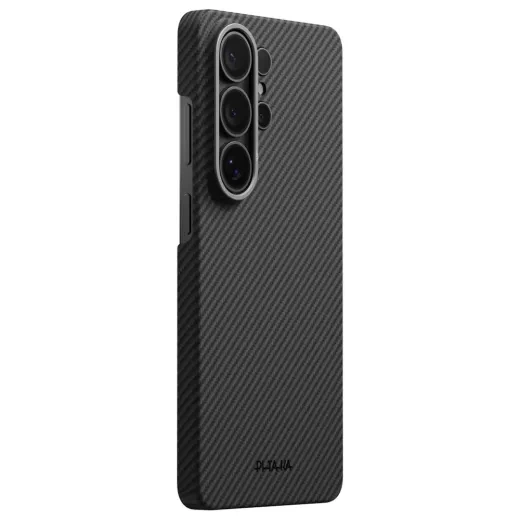 Карбоновый чехол Pitaka Edge Case Aaron Button Black/Grey Twill для Samsung Galaxy S26 Ultra (KS2601U) - изображение 2
