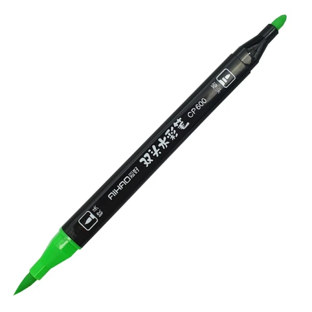 Фломастери Aihao в футлярі 24 кольорів двухсторонні CP600-24 - Фото 5 Фломастери Aihao в футлярі 24 кольорів двухсторонні CP600-24 - зображення 5