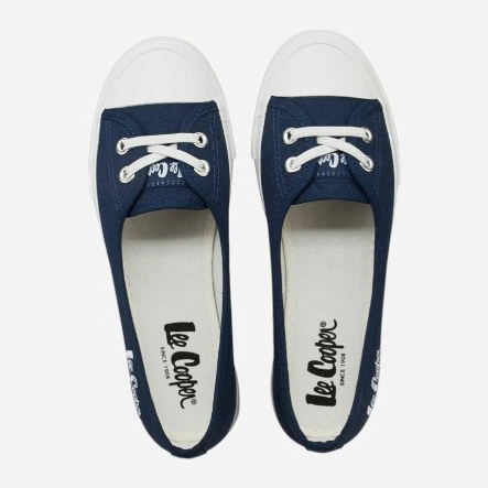 Trampki damskie materiałowe do kostki Lee Cooper LCW-26-31-4355 37 Granarowe (5901479625075) - obraz 4